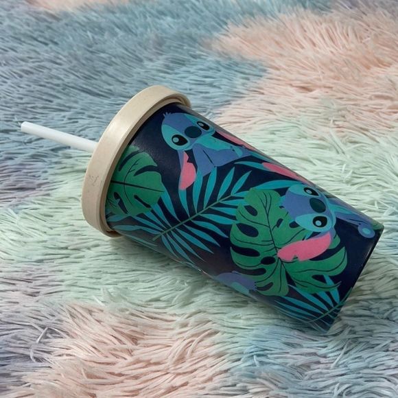 Stitch tropic tumble w / straw - Picture 2 of 8